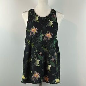 OISELLE™️ Women's Size 8 'MOODY FLORAL' Racerback Tank Top